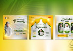 Ramadan Webinar Event Social Media Post template