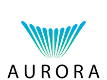 aurora logo design icon illustration vector template