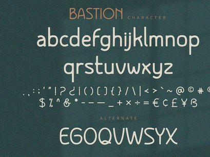Bastion - Sans Serif Font
