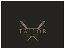 tailor logo icon illustration template combination of buttons for clothes, thread and sewing machine, for clothing product design, convection companies, fashion in vector form