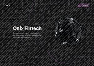 Onix Blockchain Landing Page UI Design Kit