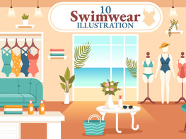 10 Swimwear Illustration preview picture