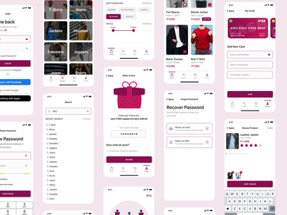 Fashion E-Commerce Mobile UI Kit