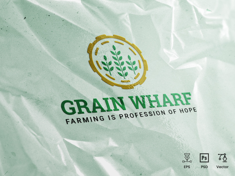 Grain Wharf Logo Design
