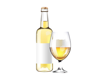 Apple cider realistic product vector design preview picture