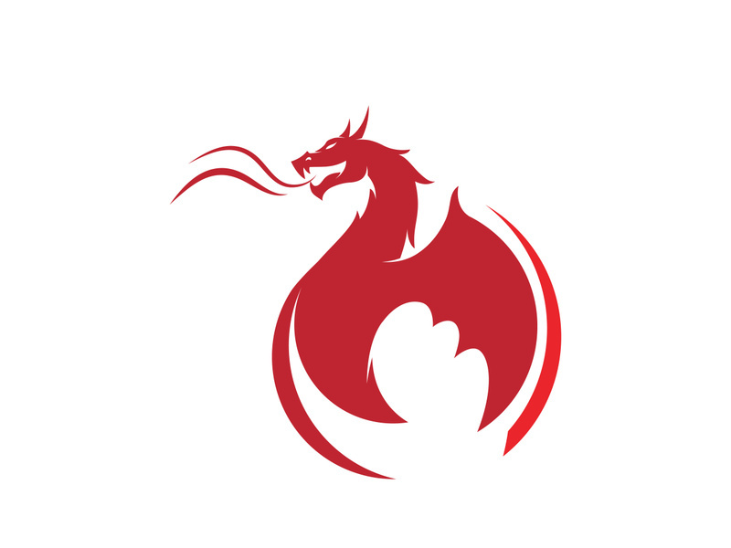 Dragon icon vector illustration design