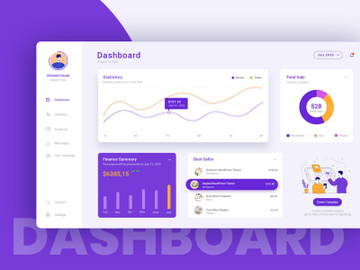 Shop Dashboard UI Kit preview picture