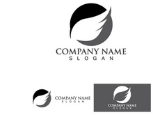 Wing simple Bird Logo Vector Icon