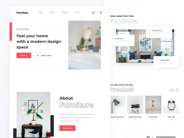 Furniture Website preview picture