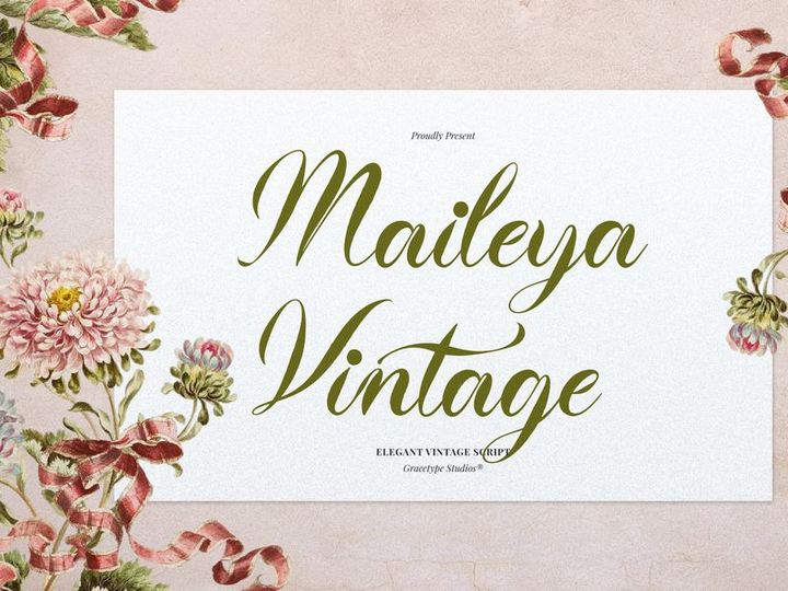 Maileya Vintage | Elegant Script