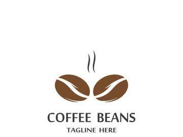 Premium coffee bean logo design. preview picture