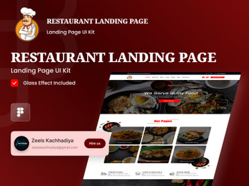 Restaurant Landing Page Design preview picture