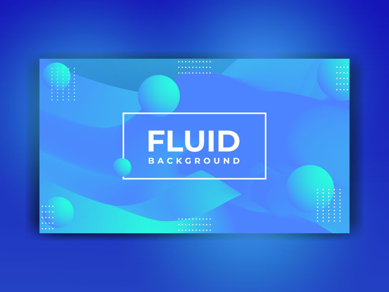 Modern Abstract Fluid Background Template
