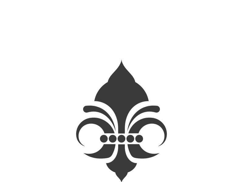 Fleur de lis vector icon