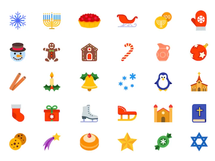 Holiday Icons - 40 Free Festive Winter Icons Pack preview picture