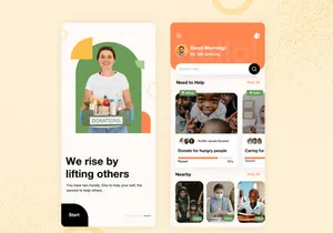 Donation and Charity App Design