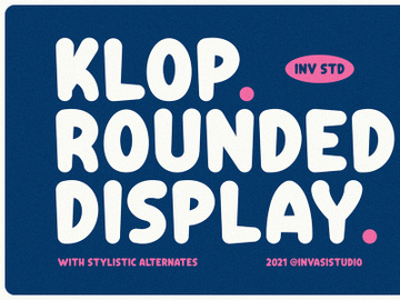 Klop - Friendly Rounded Font preview picture
