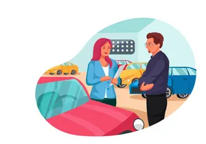 M133_Car Dealership Illustrations