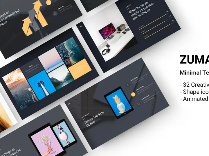 ZUMA - Minimal & Creative Template (Keynote)