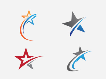 Star logo design template vector preview picture