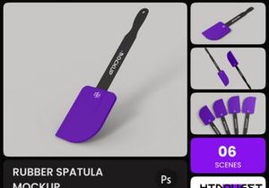 Rubber Spatula Mockup