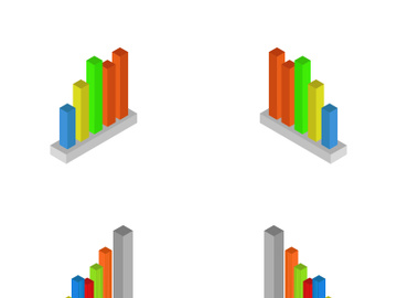 isometric bar chart preview picture