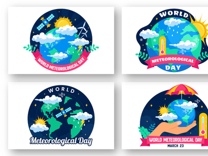 12 World Meteorological Day Illustration