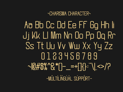 Charisma - Minimalist Sans Serif