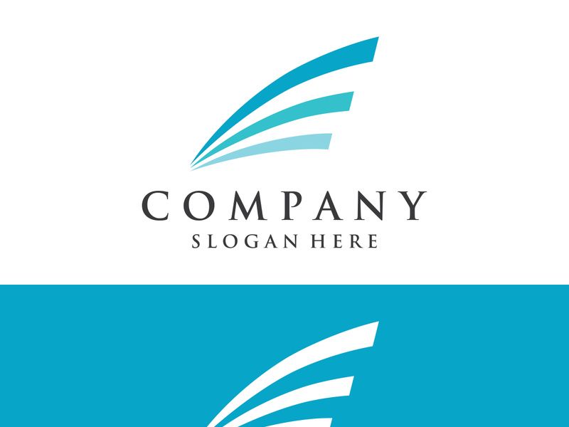Abstract creative logo element is universal, can be used for business, brand, company, business card, property or building.