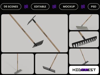 Iron Rake Mockup