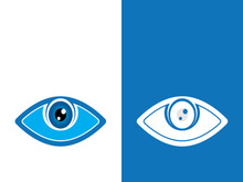 Branding identity corporate eye care vector logo design