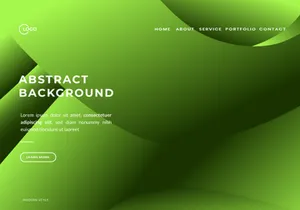 Vibrant Green Background Abstract