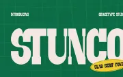 Stunco | Slab Serif Font