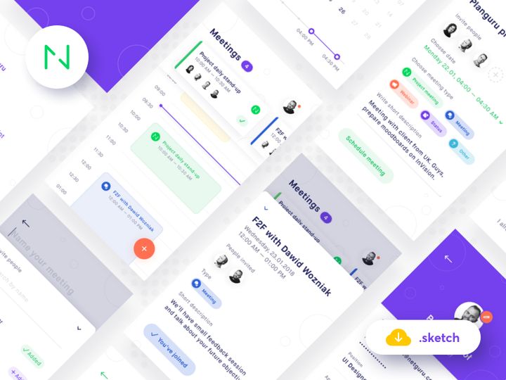Planguru - Free Mobile UI Kit