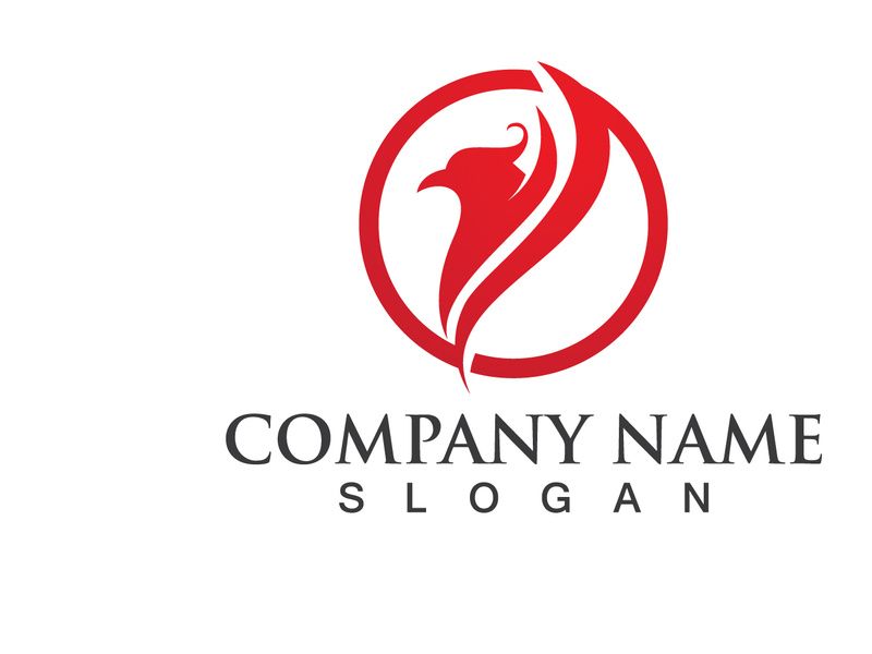 Phoenix Bird Wing Logo Animal Vector