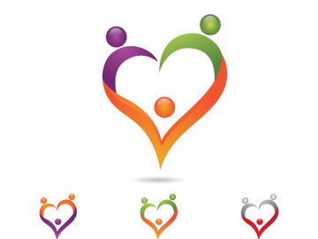 Adoption and community care Logo template preview picture