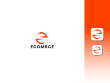 Ecommerce logo - letter e logo - trendy logo - unique logo -  business logo design