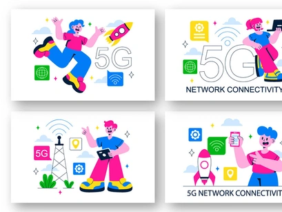 10 5G Network Connectivity Illustration