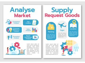 Analyse market brochure template preview picture
