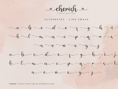 Cherish - Script Font