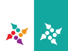 Community, network and social icon design template