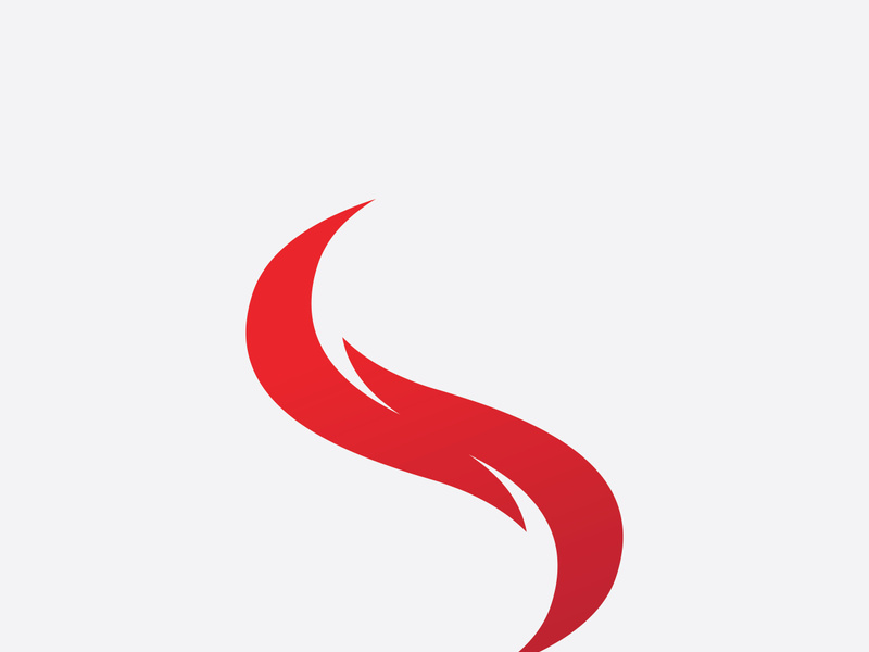S letter logo, vector sign template design