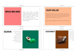 Simple Square Presentation Template