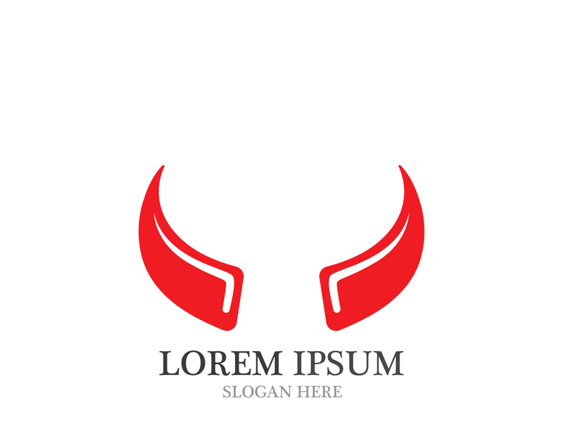 Bull horn logo and symbols template icons app