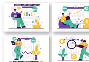 10 Stock Market Investment Illustration
