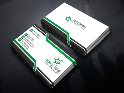 Clean And Minimal Business Card Design Template