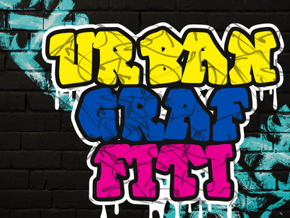 Human Urban - Graffiti Font