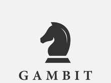 Chess strategy game logo with horse, king, pawn and rook. Logos for tournaments, chess teams and games.