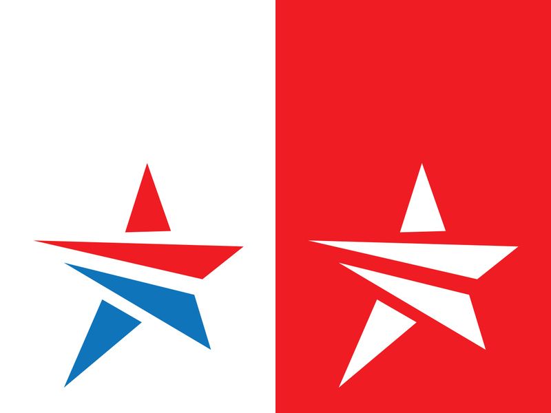 Star icon template vector illustration design