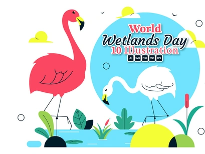 10 World Wetlands Day Illustration
